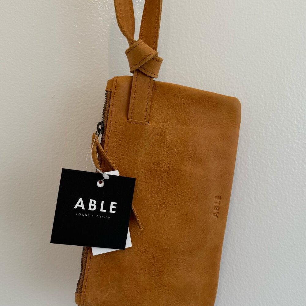 ABLE Leather Wristlet